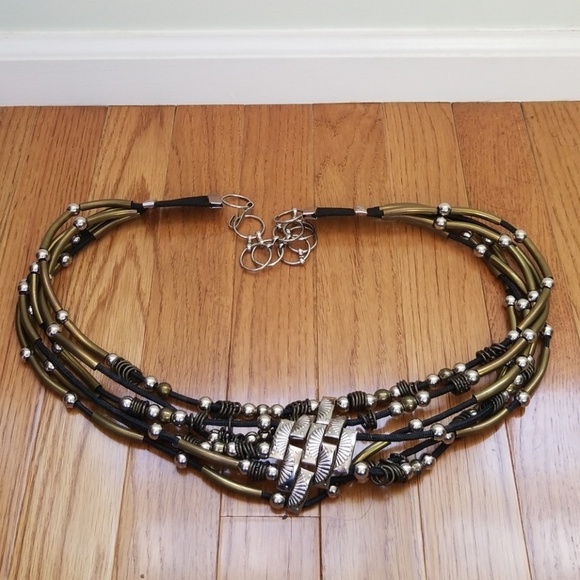 BLACK Silver Brass Colored Multi Belt main image 4